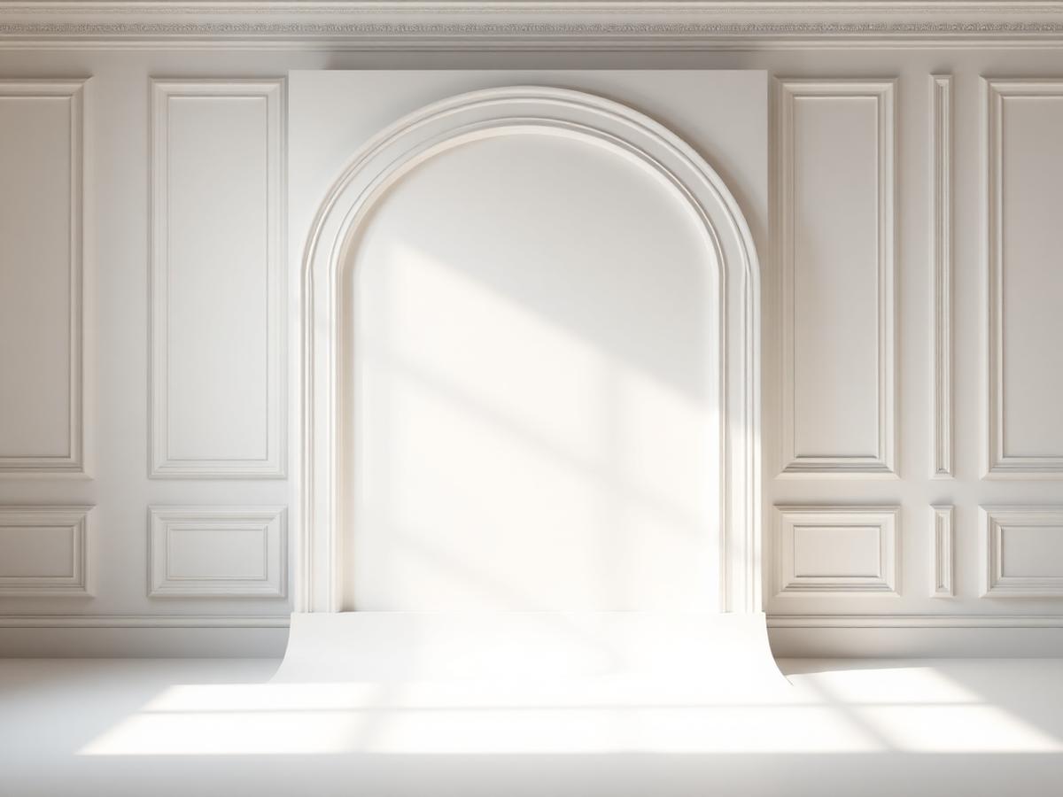 Painel Arco Redondo Boiserie